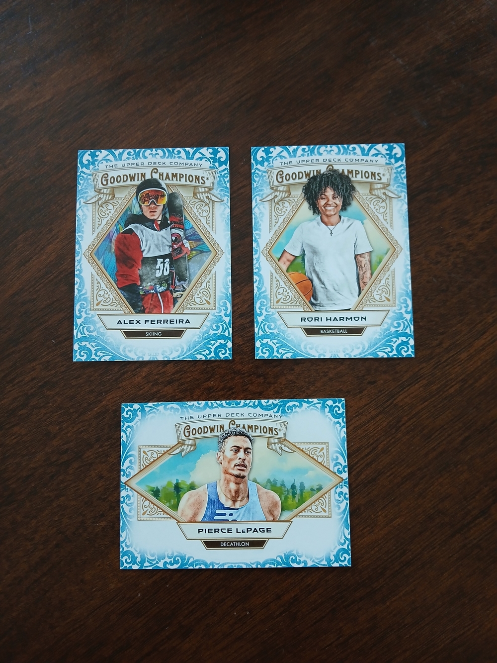 Goodwin Champions Collectible Trading Cards - Blue Accent